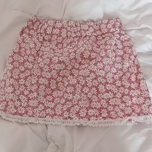 Pink Daisy skirt
